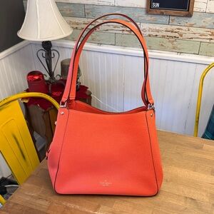 Kate Spade Orange Leather Handbag